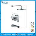 single lever brass concealed shower faucet